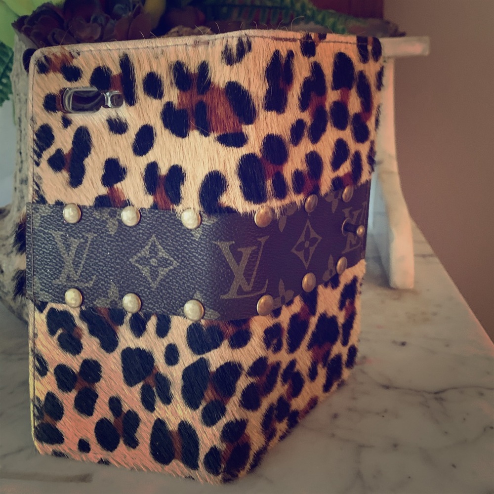 Louis Vuitton up cycled phone case